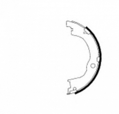 HELLA PAGID 8da355050791 -  Комплект тормозных колодок, стояночная тормозная система